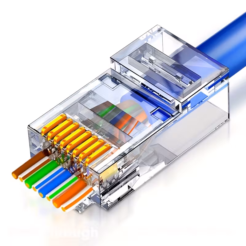 RJ45 Connectors, RJ45 Pass Through Connector